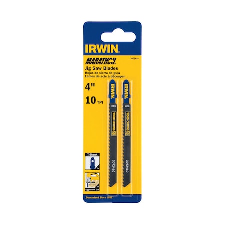 Irwin Jigsw T-Bld 4"X10Tpi 2Pk 3072410